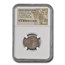 Roman Imperatorial Silver Denarius P Clodius (42 BC) AU NGC (4/4)