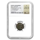 Roman Imperial Egypt Tetradrachm Nero (54-68 AD) Fine NGC