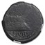 Roman Impertorial AE As Sextus Pompey (c.43-36 BC) VF NGC