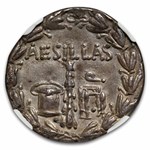 Roman Macedon Silver Tetradrachm Aesilla (95-65 BC) XF NGC (4/3)