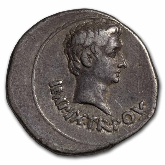 Roman Pergamum AR Cistophorus Augustus (19-18 BC) VF (RPC 2220) Roman Pergamum AR Cistophorus Augustus (19-18 BC) VF (RPC 2220)