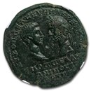 Roman Provencial Moesia AE 5 Macrinus & Diad. (217-18 AD) AU NGC Roman Provencial Moesia AE 5 Macrinus & Diad. (217-18 AD) AU NGC