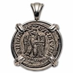 Roman Provincial Antioch BI Tetradrachm (14-275 AD) Silver Bezel