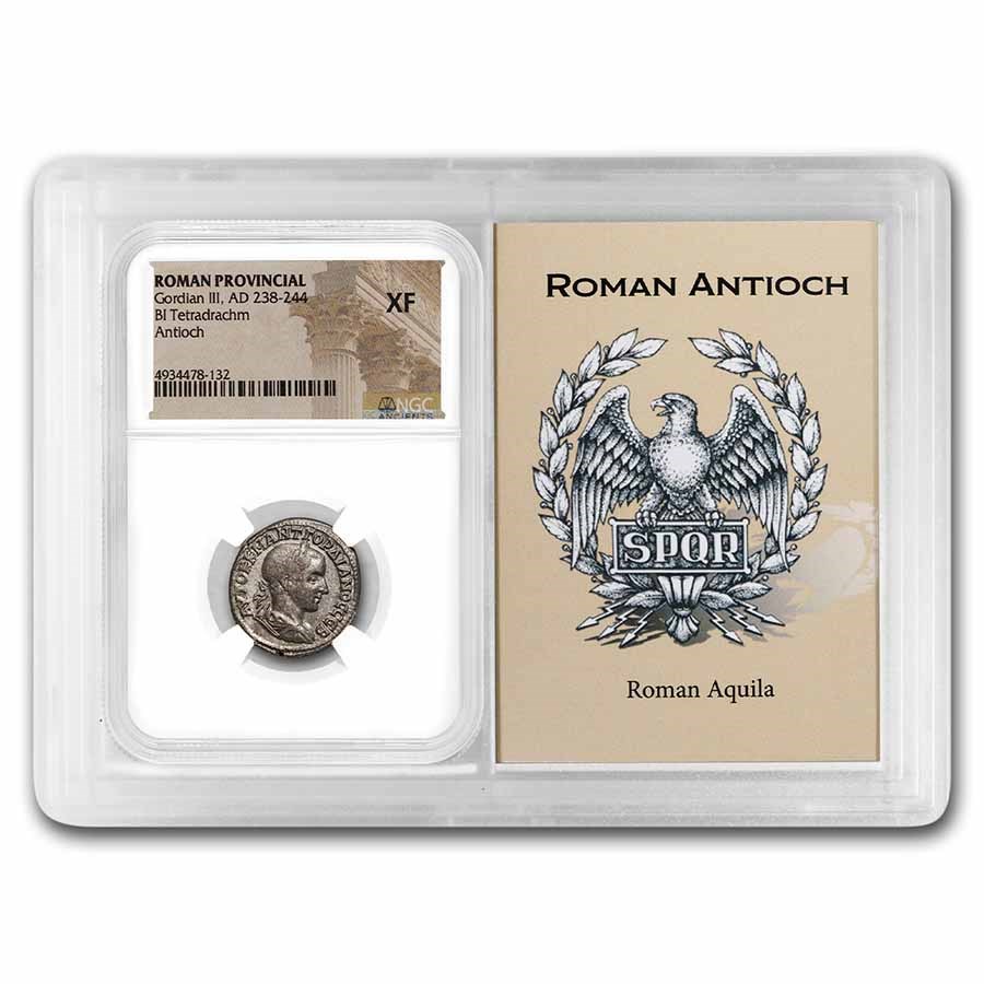 Roman Provincial BI Tetradrachm (238-244 AD) XF NGC (Vault)