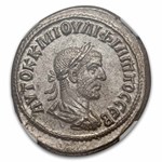 Roman Provincial BI Tetradrachm Philip I (244-249 AD) Ch AU NGC