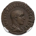 Roman Provincial BI Tetradrachm Philip II (247-249 AD) XF NGC