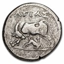 Roman Provincial Illyria Silver Drachm (3rd-1st Cent. BC) Ch Fine