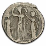 Roman Rep.AR Denarius C. Blasio (112-111 BC) VG (Cr-296/1h)
