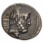 Roman Rep AR Denarius L. Titurius Sabinus (89 BC) XF (Cr-344/3)