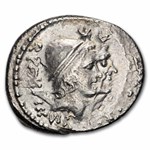 Roman Rep. AR Denarius Mn. Cordius Rufus (46 BC) XF (Cr-463/1b)