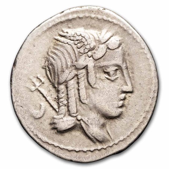 Roman Republic AR Denarius 85 BC XF Roman Republic AR Denarius 85 BC XF