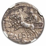 Roman Republic AR Denarius C Caldus (104 BC) Ch VF NGC (Cr-318/1)