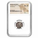 Roman Republic AR Denarius C Caldus (104 BC) Ch VF NGC (Cr-318/1)