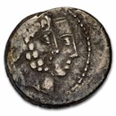 Roman Republic AR Denarius C. Censorinus (88 BC) XF (Cr-346/1)