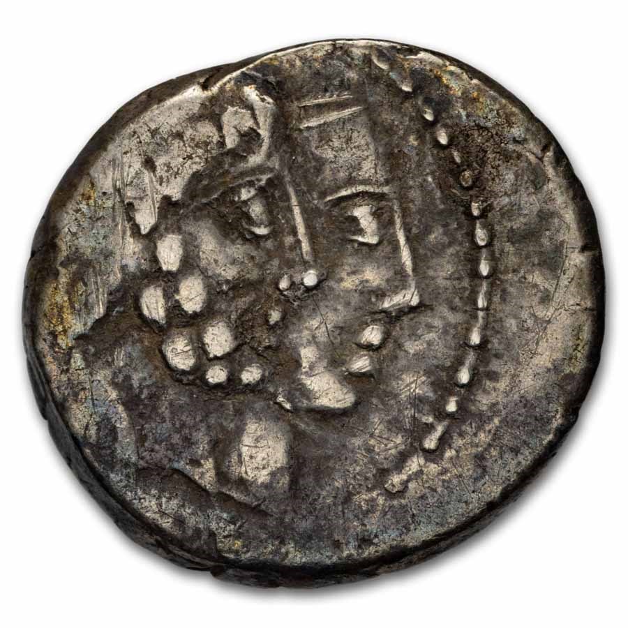 Roman Republic AR Denarius C. Censorinus (88 BC) XF (Cr-346/1)