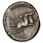 Roman Republic AR Denarius C. Censorinus (88 BC) XF (Cr-346/1)