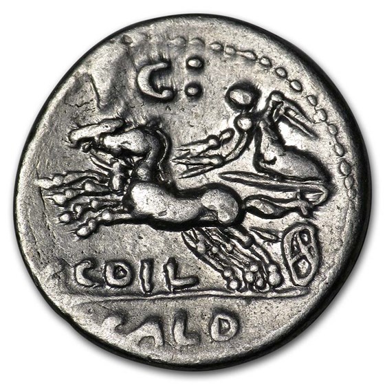 Roman Republic - C. COELIUS CALDUS Denarius, Rome, 51 BC 