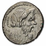 Roman Republic AR Denarius C. Vib Pansa 48 BC AU (Cr-449/1a)