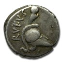 Roman Republic AR Denarius Cordius Rufus (46 BC) VF (Cr 463/2)