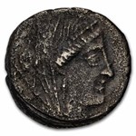 Roman Republic AR Denarius L. Dossenus (87 BC) VF (Cr-348/2)
