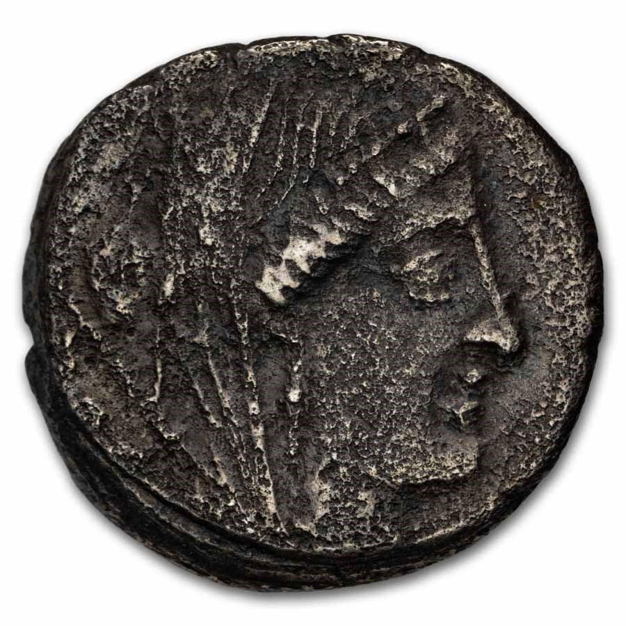 Roman Republic AR Denarius L. Dossenus (87 BC) VF (Cr-348/2)