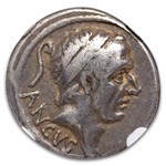 Roman Republic AR Denarius L. Marcius Philippus (57 BC) Ch F NGC