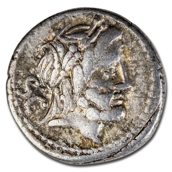 Roman Republic AR Denarius L. Procilius (80 BC) VF (Cr-379/1) Roman Republic AR Denarius L. Procilius (80 BC) VF (Cr-379/1)