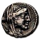 Roman Republic AR Denarius L. Rubrius Doss (87 BC) VF (Cr 348/2)