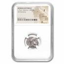 Roman Republic AR Denarius L. Sabinus (89 BC) F NGC (Cr-344/3)