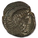 Roman Republic AR Denarius L. Sabinus 89 BC VF (Cr-344/2b)
