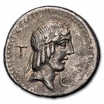 Roman Republic AR Denarius LC Piso Frugi (90 BC) Ch XF (Cr-340/1)