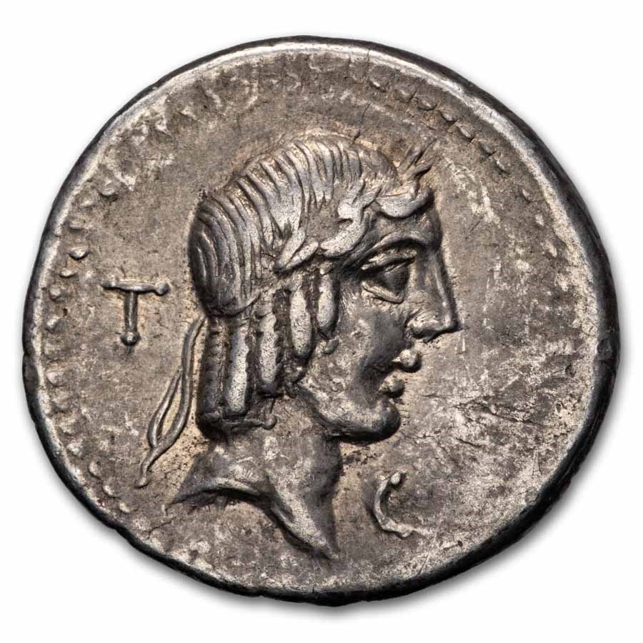 Roman Republic AR Denarius LC Piso Frugi (90 BC) Ch XF (Cr-340/1)