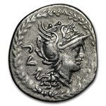Roman Republic AR Denarius M. Lucilius Rufus 101 BC VF (Cr-324/1)