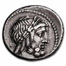Roman Republic AR Denarius M. Volteius M.f. 75 BC AU (Cr-385/1)
