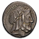 Roman Republic AR Denarius M. Volteius M.f. 75 BC Ch VF
