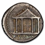Roman Republic AR Denarius M. Volteius M.f. 75 BC Ch VF
