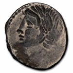 Roman Republic AR Denarius Pansa 90 BC VF (Cr 342/5b, Brockage)