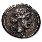 Roman Republic AR Denarius Pomponius Musa (50 BC) VF (Cr-410/10)
