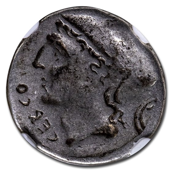 Roman Republic AR Denarius Q.Lutat. Cero (c. 109/8 BC) VG NGC Roman Republic AR Denarius Q.Lutat. Cero (c. 109/8 BC) VG NGC