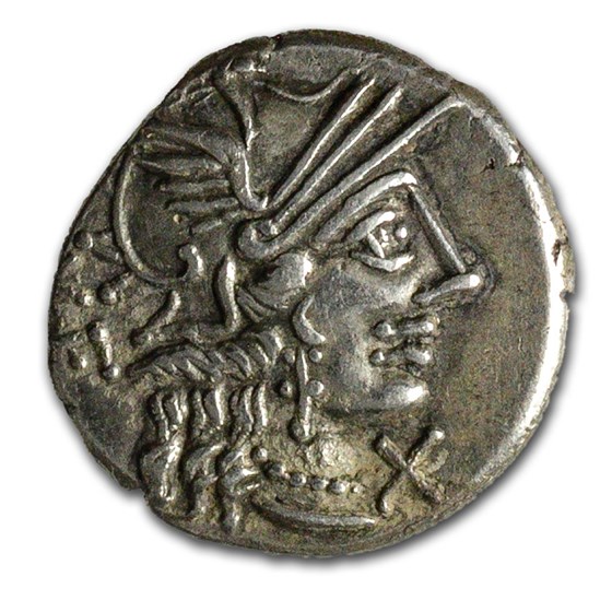 Roman Republic AR Denarius Q. Rufus (122 BC) XF (Cr-277/1) Roman Republic AR Denarius Q. Rufus (122 BC) XF (Cr-277/1)