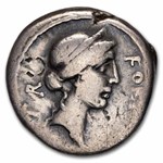 Roman Republic AR Denarius Q. Sicinius (49 BC) Fine (Cr-440/1)