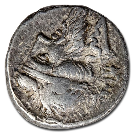 Roman Republic AR Denarius Q Titius (90 BC) VF (Crawford 341/1) Roman Republic AR Denarius Q Titius (90 BC) VF (Crawford 341/1)