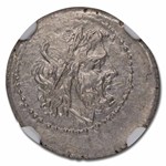 Roman Republic AR Victoriatus (c. 211-208 BC) Ch AU NGC