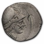 Roman Republic Denarius c. 46 BC T. Carisius Ch VF (Cr 464/3c)