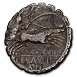 Roman Republic Denarius Ti. Claudius Nero (79 BC) VF Cr-383/1