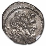 Roman Republic-L AR Victoriatus (c. 211-208 BC) MS NGC (Cr-97/1b)