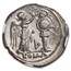 Roman Republic-L AR Victoriatus (c. 211-208 BC) MS NGC (Cr-97/1b)