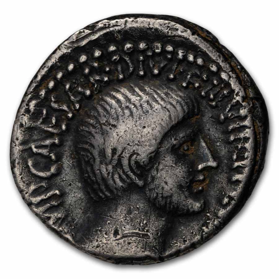 Roman Republic Octavian AR Denarius 36 BC, VF Cr-540/2
