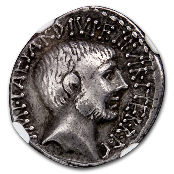 Roman Republic Octavian (Augustus) AR Denarius VF NGC (36 BC) Roman Republic Octavian (Augustus) AR Denarius VF NGC (36 BC)
