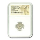 Roman Republic Silver AR Denarius D. Silanus/Roma (91 BC) MS NGC Roman Republic Silver AR Denarius D. Silanus/Roma (91 BC) MS NGC